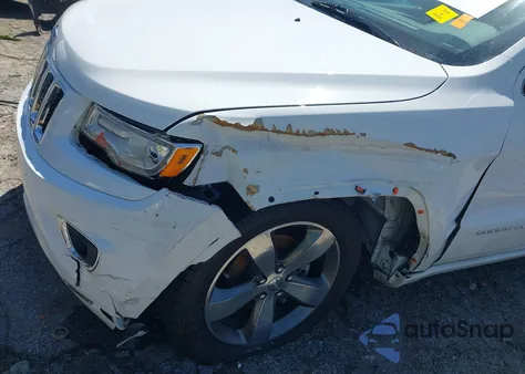 2015 Jeep Grand Cherokee Overland z USA, uszkodzony, nr VIN 1C4RJECG6FC707458